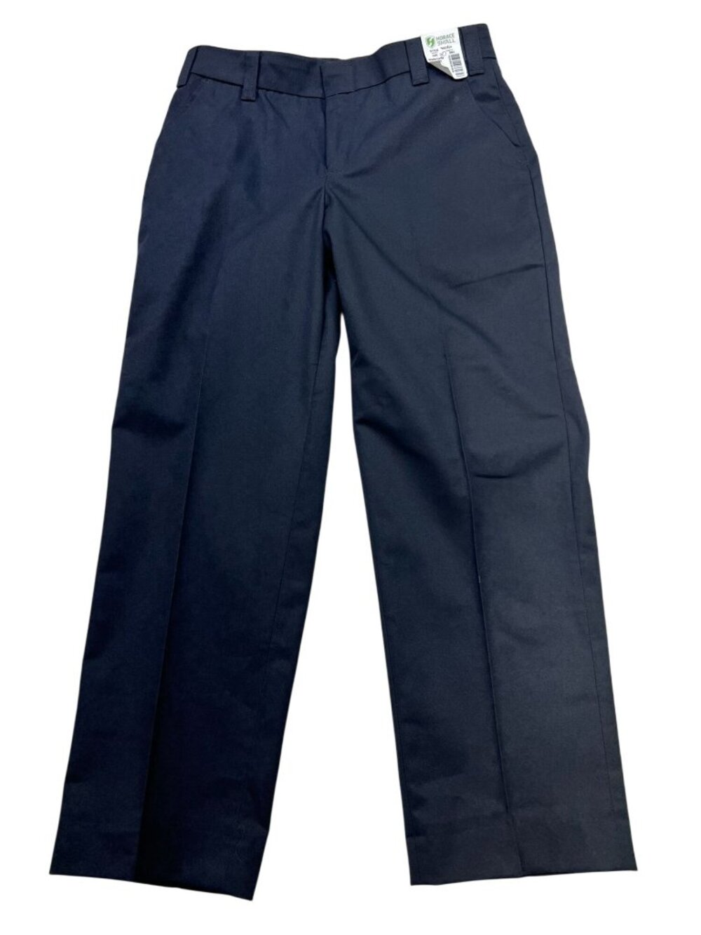 NWT Horace Womens Flat Front Straight Trouser Uniform Dress Pants Size 14 Black